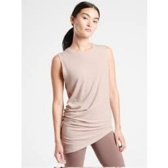 ATHLETA Women’s Velvety Pink Cloudlight Restore Tank Top Size Medium Style #5996 - Picture 1 of 7